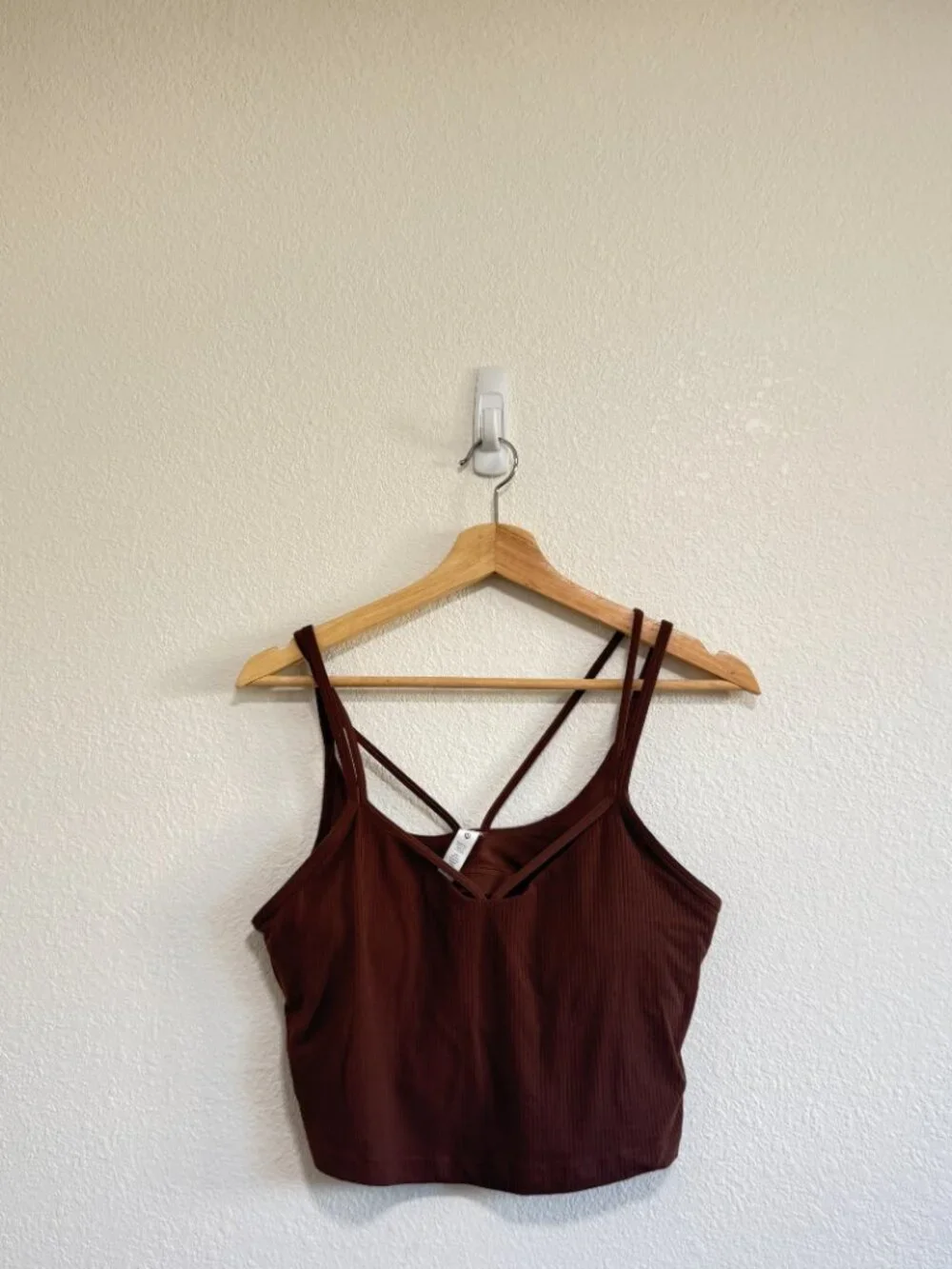 Lululemon Align Strappy Ribbed Tank Top Java Brown Size 10